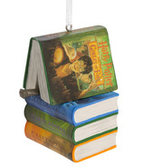 Hallmark Christmas Ornament Harry Potter Books And Wand