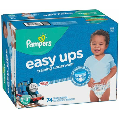 Pampers Easy Ups Training Underwear Super Pack Thomas & Friends or PJMASKS