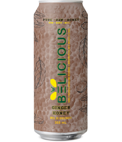 Belicious Honey Infused Sparkling Beverage Ginger Honey