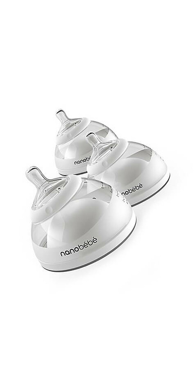 Buy Nanobebe Breast Milk Bottle Pack Grey at Free