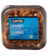 Savor Organic Raw Unsalted Almonds