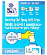 Nature Clean Foaming Dish Spray Refill Strips