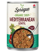 Soupe aux lentilles méditerranéennes de Sprague Organic