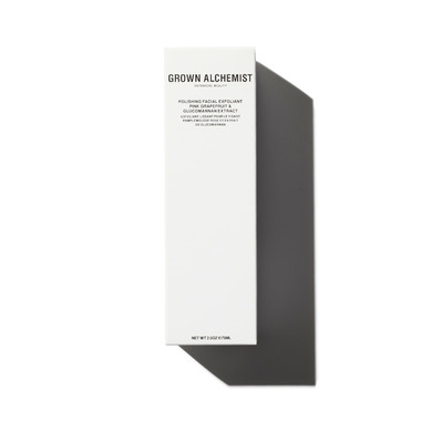 alchemist polishing grown facial glucomannan grapefruit exfoliant pink