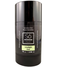 So Luxury Fresh Natural Mineral Deodorant Sensitive Limelight