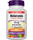 Webber Naturals Melatonin Maximum Strength