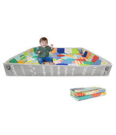 Infantino Gaga Foldable Soft Foam Mat and Vinyl Bag
