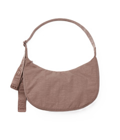 BAGGU Medium Nylon Crescent Bag Toasted Almond