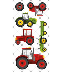 PiCO Temporary Tattoos The tractors