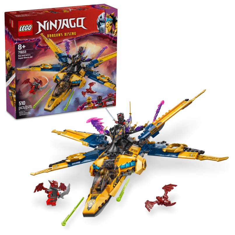 Buy LEGO NINJAGO Ras and Arin's Super Storm Jet Building Toy at