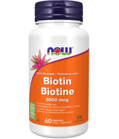 NOW Foods Extra Strength Biotin 5,000mcg