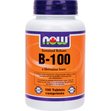 Buy NOW Foods B-100 Sustained Release At Well.ca | Free Shipping $35 ...