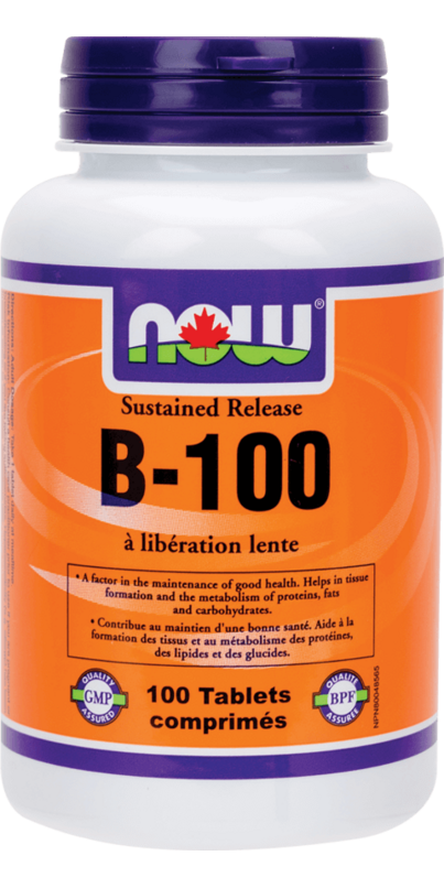 Buy NOW Foods B-100 Sustained Release At Well.ca | Free Shipping $35 ...