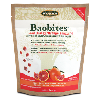 Flora Baobites Super Fruit Snacks Blood Orange Flora Baobites Super Fruit Snacks Blood Orange