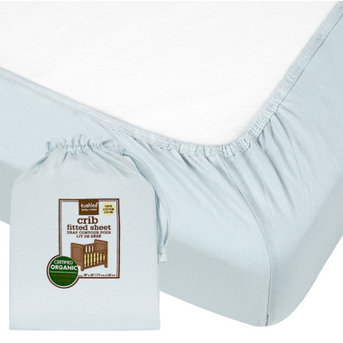 Kushies Organic Jersey Fitted Crib Sheet Kushies Organic Jersey Fitted Crib Sheet