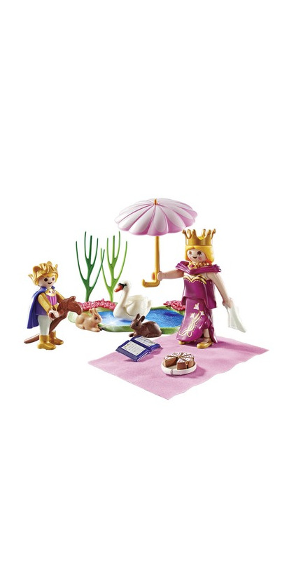 Playmobil Royal Picnic Starter Pack - Includes Queen, Prince, Lake Setting & Accessories