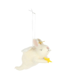 Harman Bunny Angel Felted Ornament