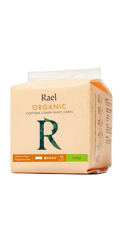 Buy Rael Organic Cotton Cover Panty Liners Long at