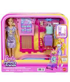 Barbie Travel Playset + Doll