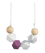 Glitter & Spice Silicone Teething Necklace Gaia