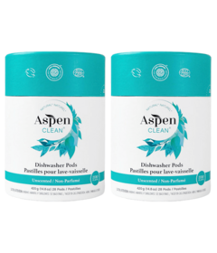 AspenClean Zero Plastic Dishwasher Pods Unscented Bundle