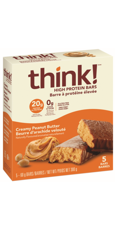 Buy think! High Protien Bar Creamy Peanut Butter Box at Well.ca | Free ...