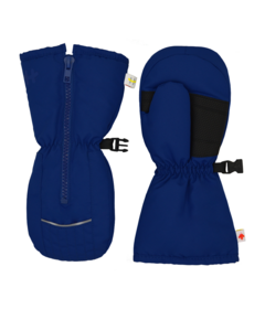 Hot Paws Kids Winter Mittens with Long Cuff and Reflective Strip Cobalt