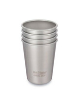 Klean Kanteen 4 Pack Steel Cup Brushed Stainless