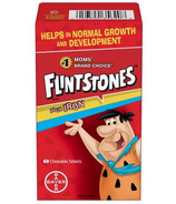 Les multivitamines et minéraux Plus fer à croquer de Flintstones « Les Pierrefeu »