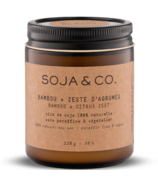Soja & Co Soy Wax Candle Bamboo + Citrus Zest