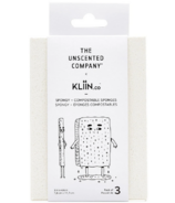 Éponges compostables Spongy de The Unscented Company x Kliin