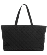 ela Quilted Expandable Tote Black