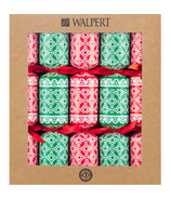 Walpert Christmas Crackers 11 Inches Lace & Snowflakes