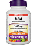 Webber Naturals MSM Format boni