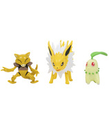 Pokemon Battle Figures Set Abra, Chikorita and Jolteon