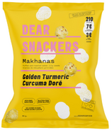 Dear Snackers Makhanas Water Lily Seeds Golden Turmeric 