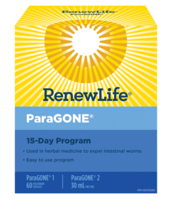 Renew Life ParaGONE 15-Day Program Advanced Parasite Cleansing System