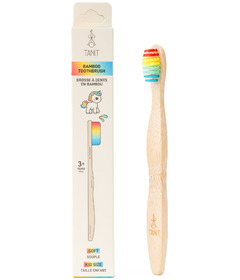TANIT Kids' Soft Rainbow Bamboo Toothbrush