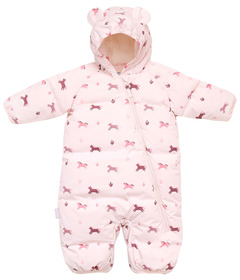 Jan & Jul Toasty-Dry Puffy Suit Pink Ponies