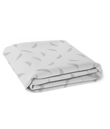 Kushies Baby Flannel Crib Sheet Grey Feathers