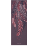 Gaiam 4mm Classic Printed Yoga Mat Lilac Feathers
