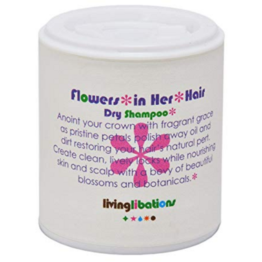 libations flowers living hair shampoo dry