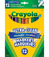 Crayola Ultra-Clean Washable Fine Line Markers Classic Colours