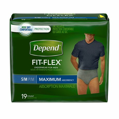 Depend FIT-FLEX Incontinence Underwear for Men