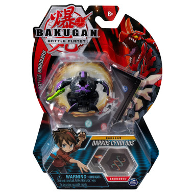 Bakugan Darkus Cyndeous Collectible Action Figure and Trading Card Bakugan Darkus Cyndeous Collectible Action Figure and Trading Card