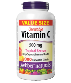 Webber Naturals Vitamin C 500mg Tropical Breeze