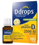Ddrops Vitamin D3 2500 IU Extra Strength