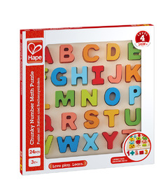 Hape Toys Puzzle Chunky Alphabet