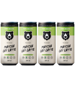 Two Bears Frothed Matcha Tea Oat Latte Bundle