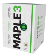 Eau pétillante à la lime de Maple3, paquet de 4
